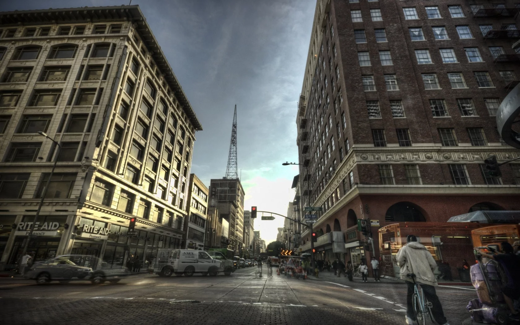 usa, ca, la, калифорния, downtown, los angeles, лос-анджелес, cars