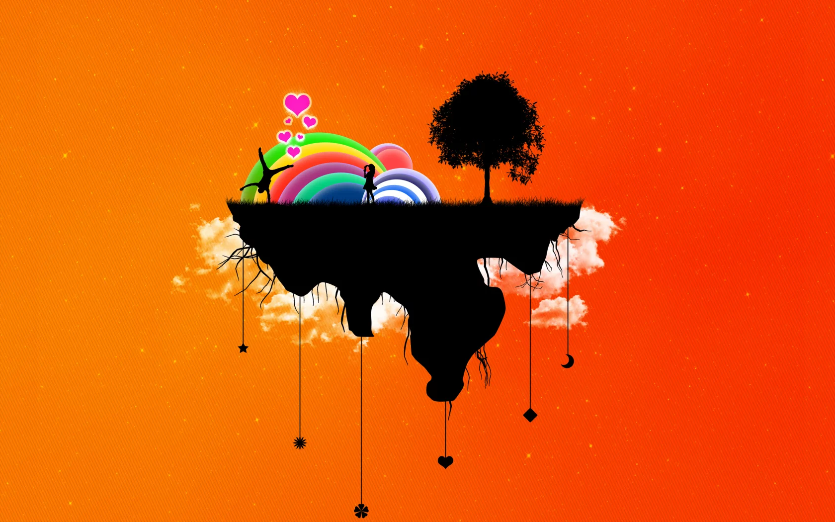 веселье, fun, люди, black, черный, orange