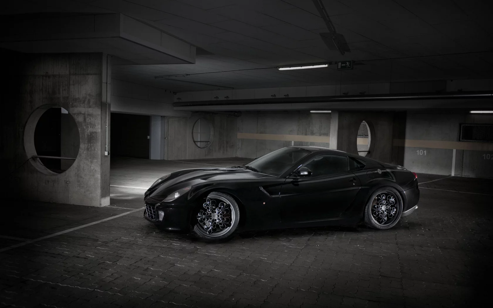 диски, феррари, парковка, тюнинг, ferrari 599