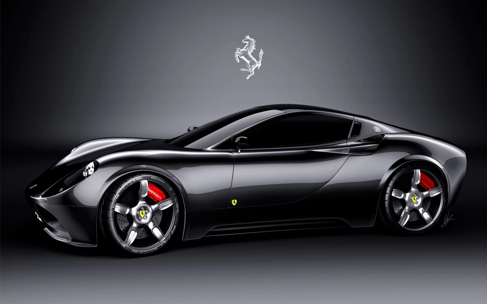 ferrari, dino, studio shot