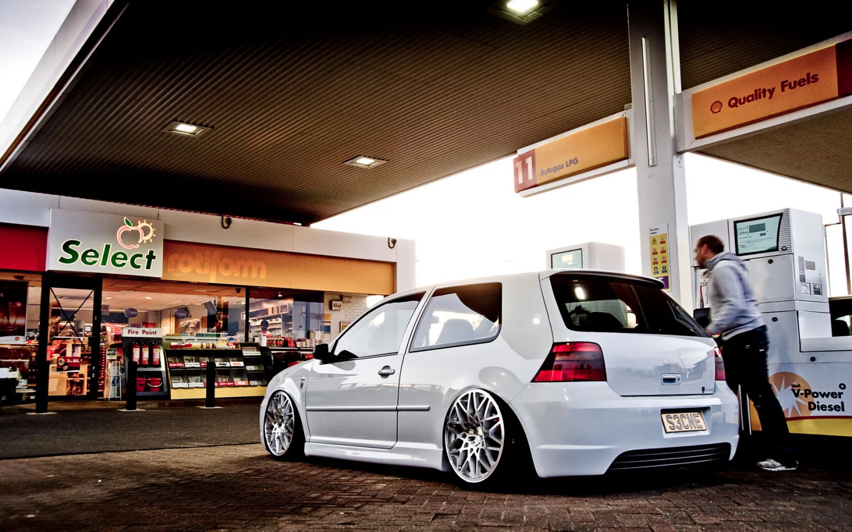 veedub, volkswagen, заправка, golf, rotiform