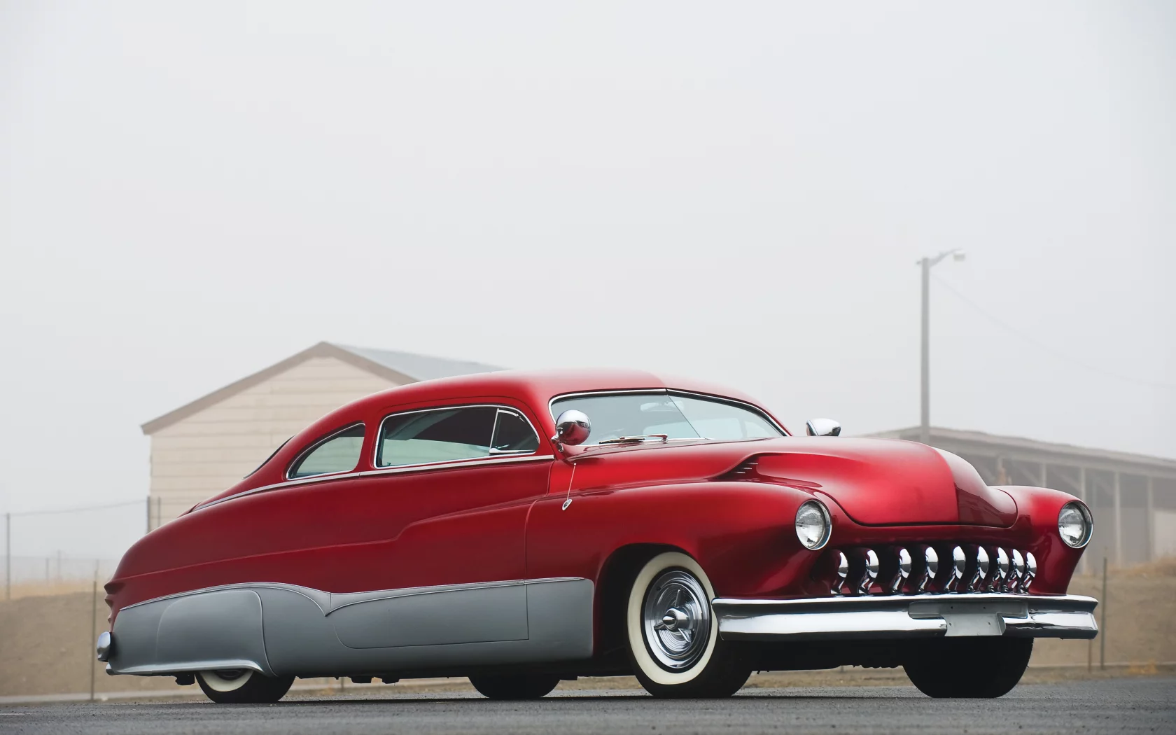 меркурий, тюнинг, coupe, sport, mercury, красный, red, lead sled, ретро