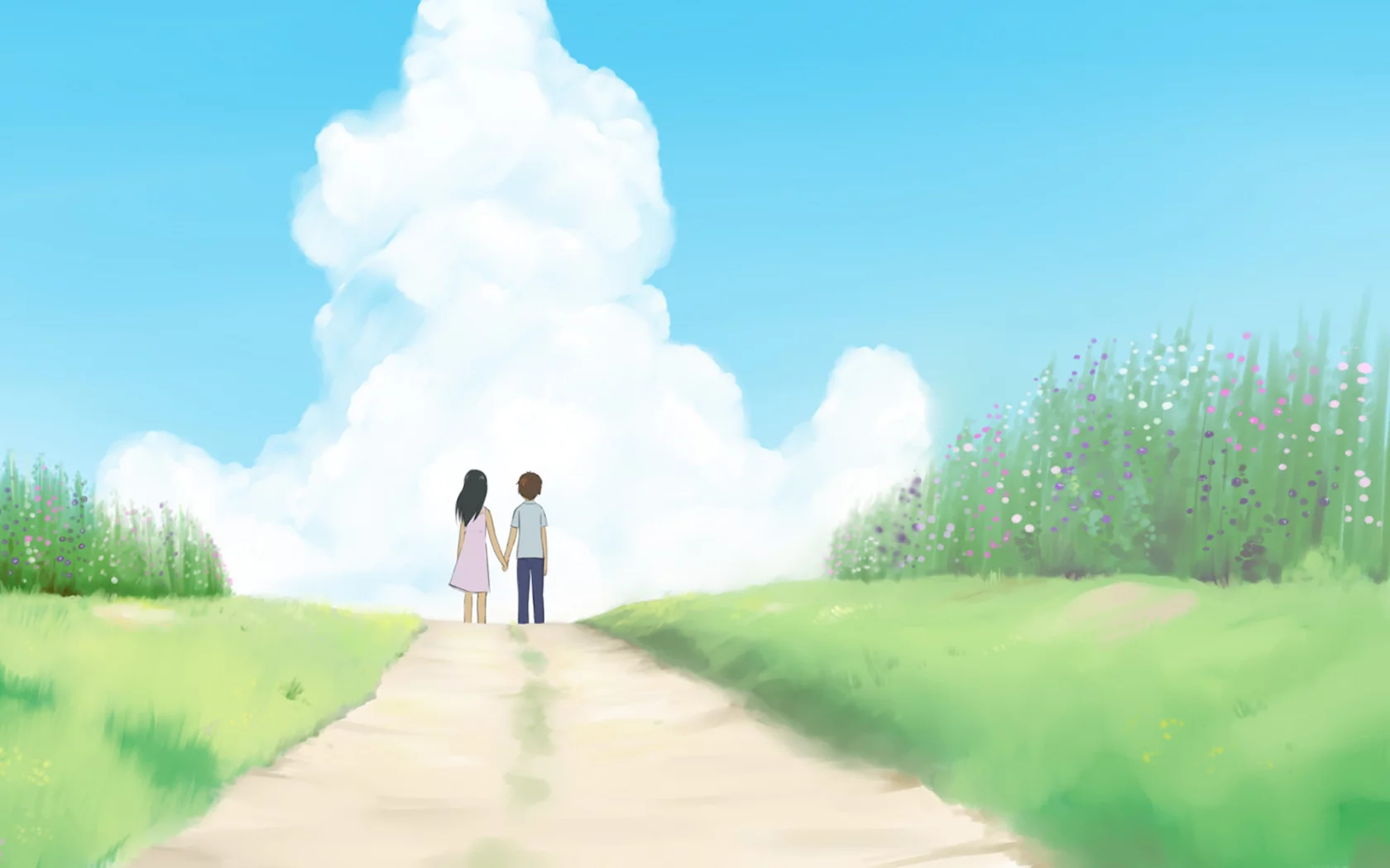 summer wars, облако, нацуки, кэндзи, летние войны