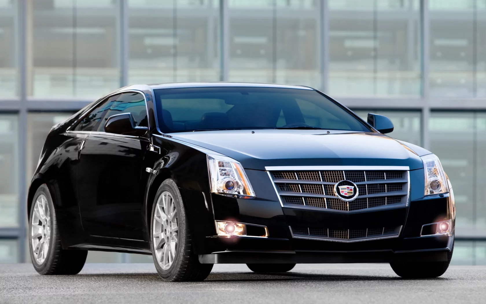 чёрный, кадилак, купе, cts, black, cadillac, передняя часть, coupe