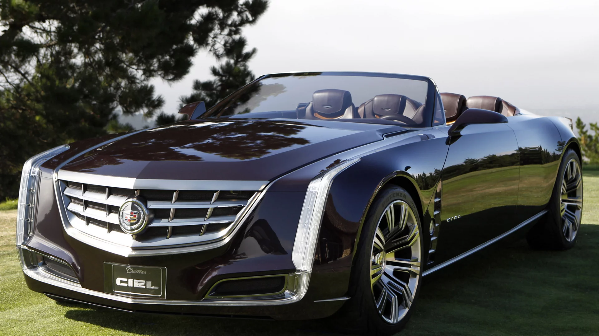 cadillac, кабриолет, крутой, concept, эффектный, передок, чёрный, сиэл, концепт, кадилак, ciel