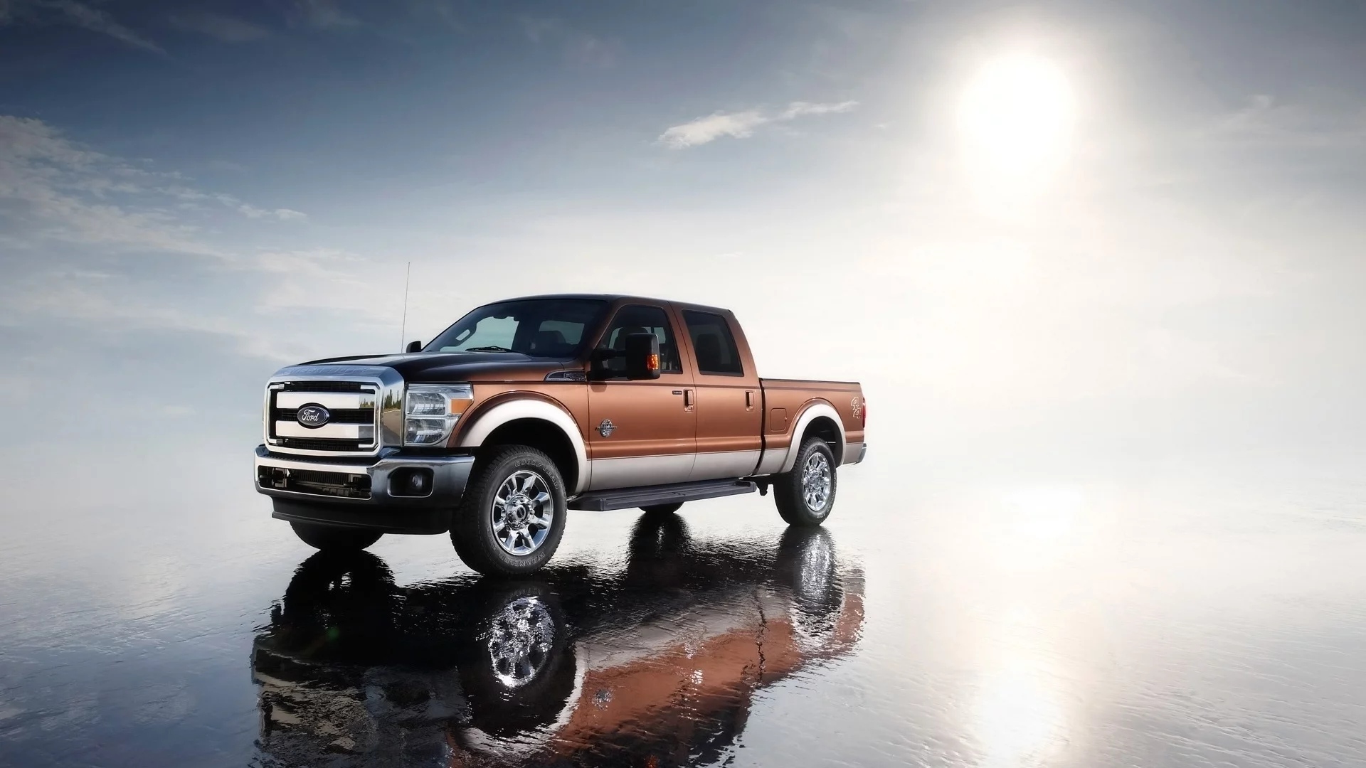 песок, отражение, пляж, ford f-series