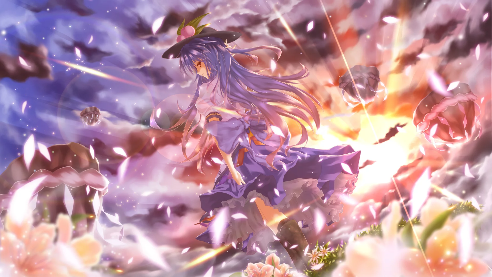 свет, touhou, hinanawi tenshi