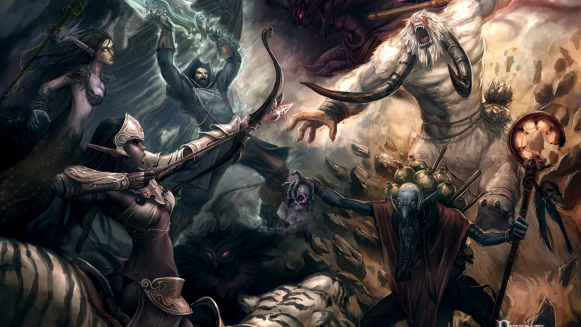 kunkka, коза, defense of the ancients, спектр, мирана, dota, дота, дриада, вич доктор, магнус, кунка