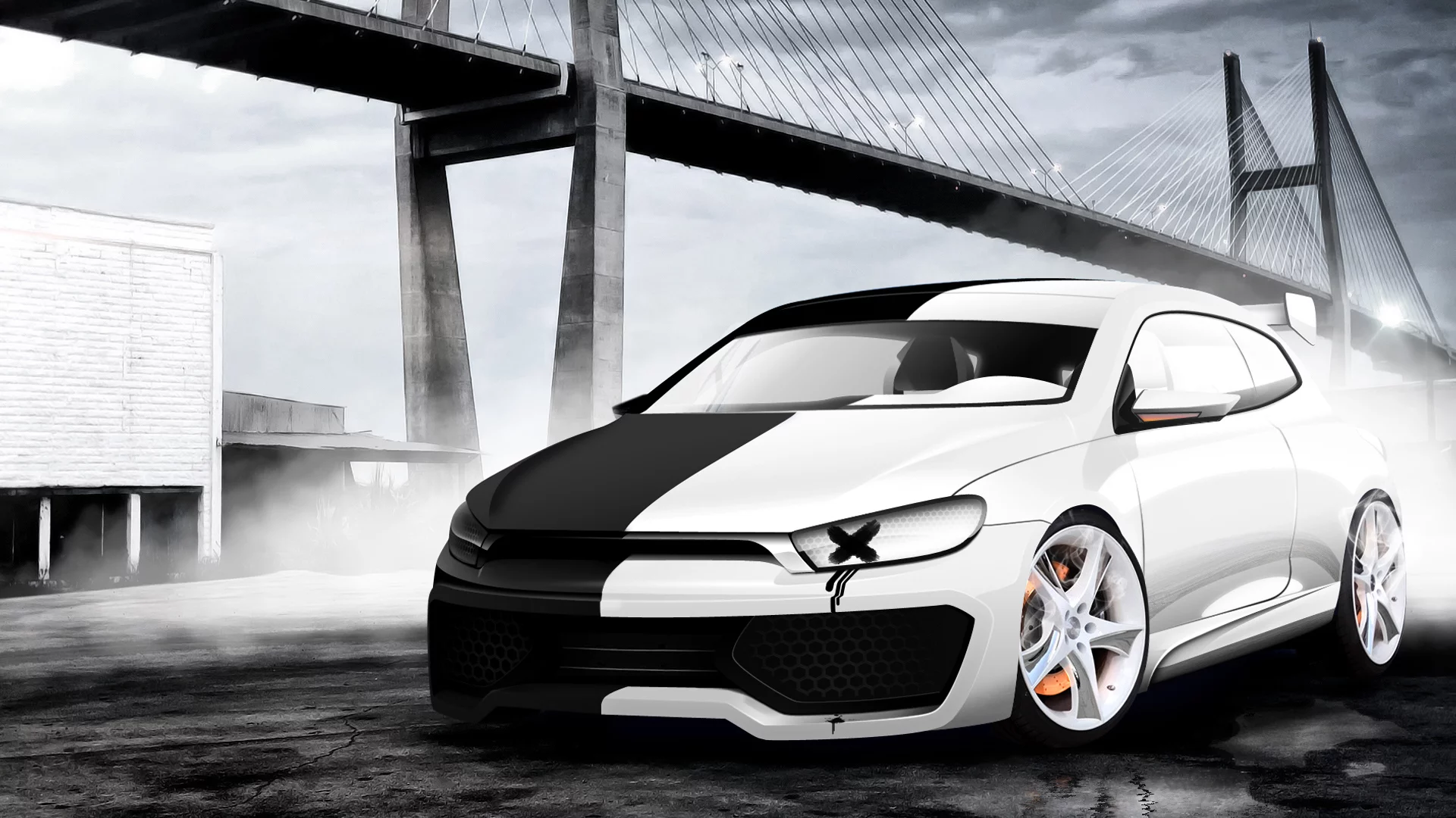 scirocco, vw, two faces