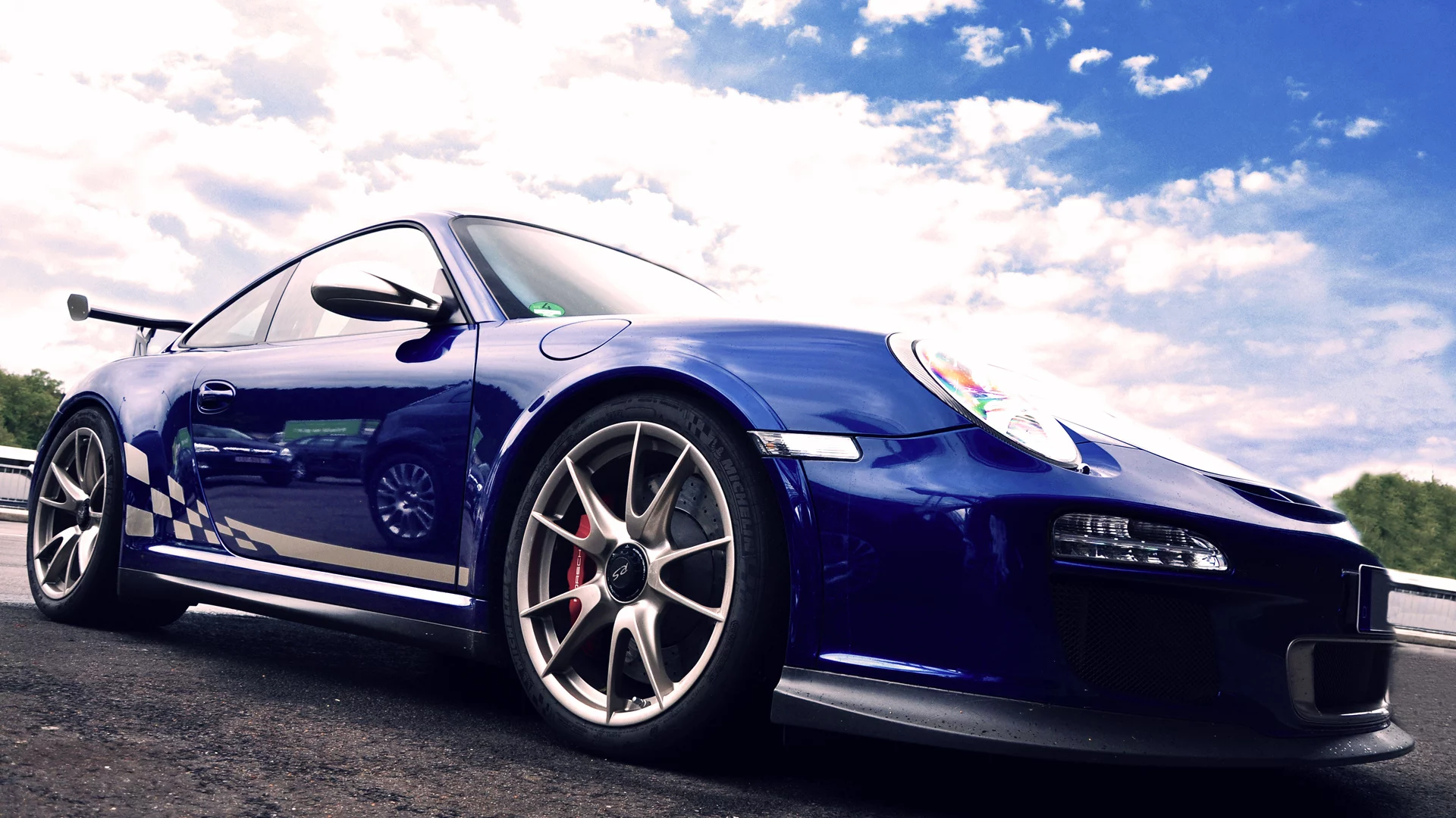 porsche, небо, 911, gt3, rs