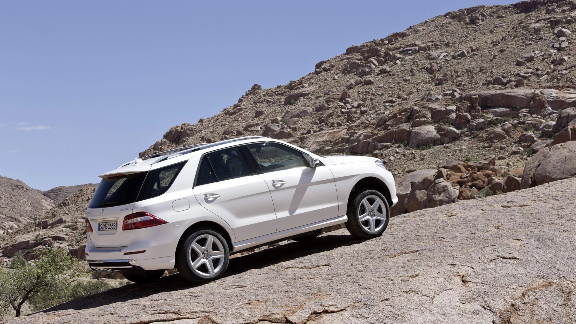 камни, car, 3000x2000, rocks, небо, sky, машина, mercedes-benz m-class 2012