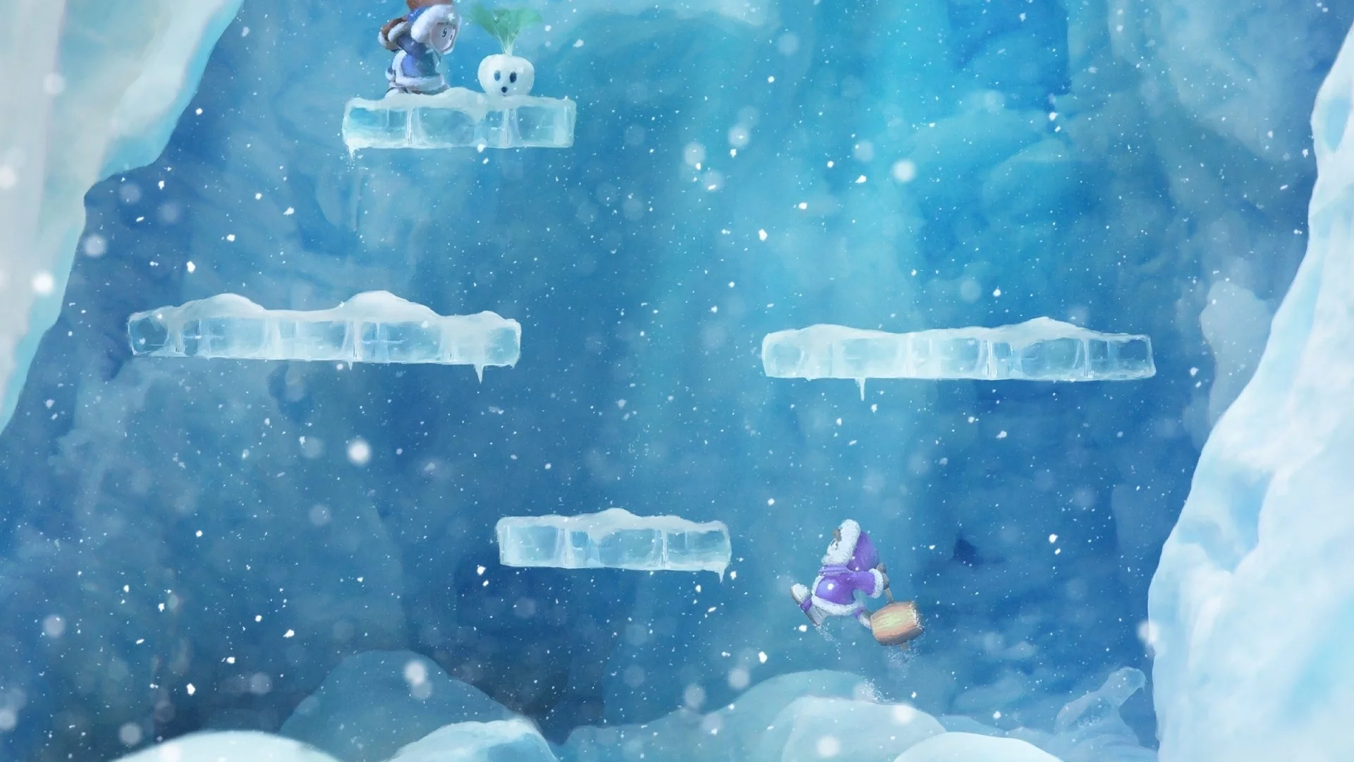 game, ice, climber