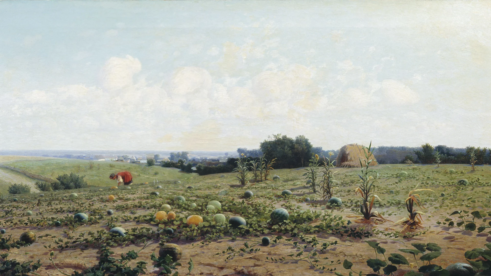бахча, картина, крачковский