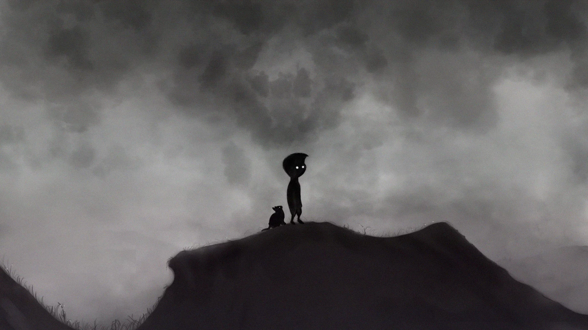 игра, 1920х1080, limbo, limbostyle, черно-белое