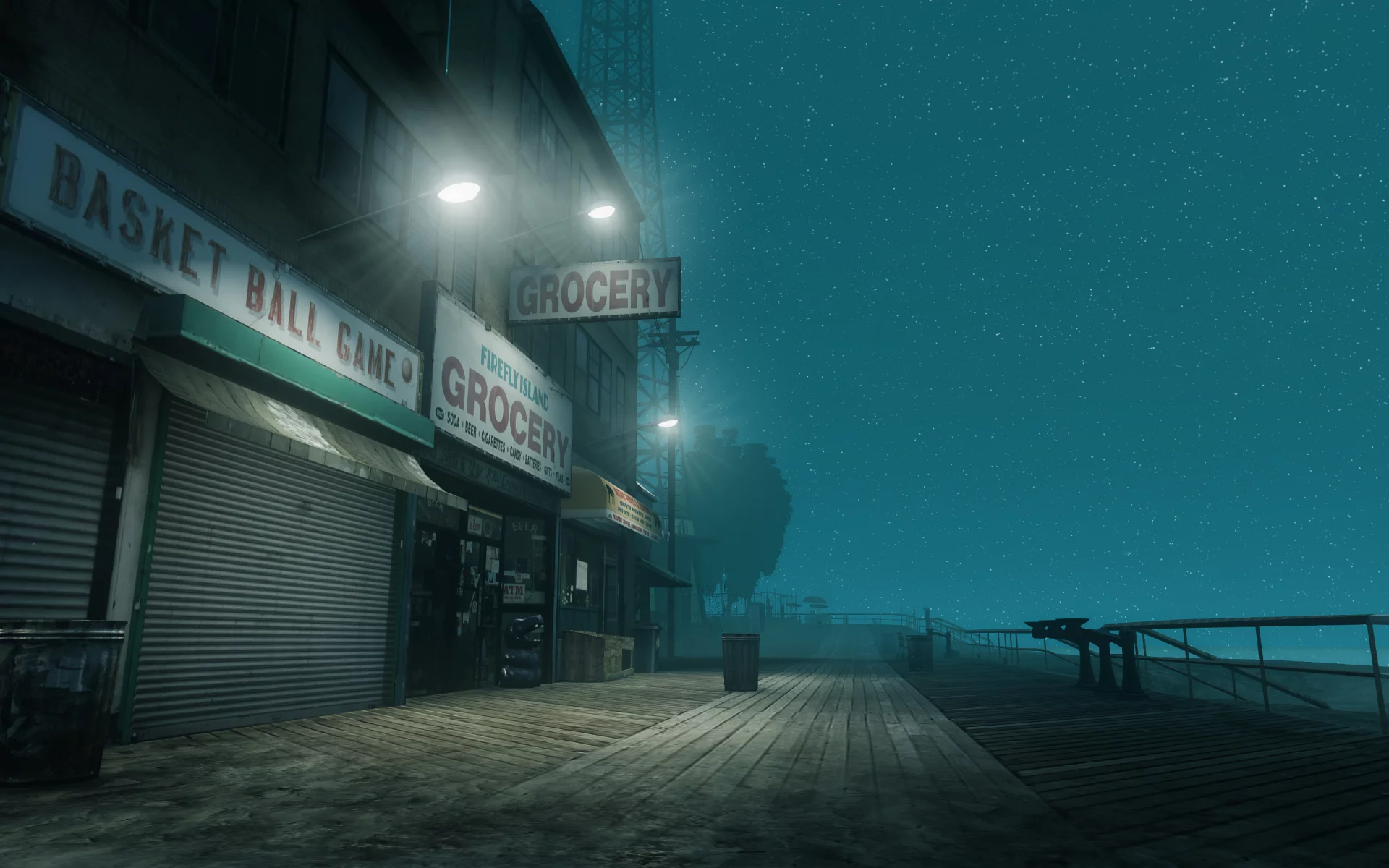 звезды, grand theft auto iv, ночь, пляж, парк, нью йорк, небо