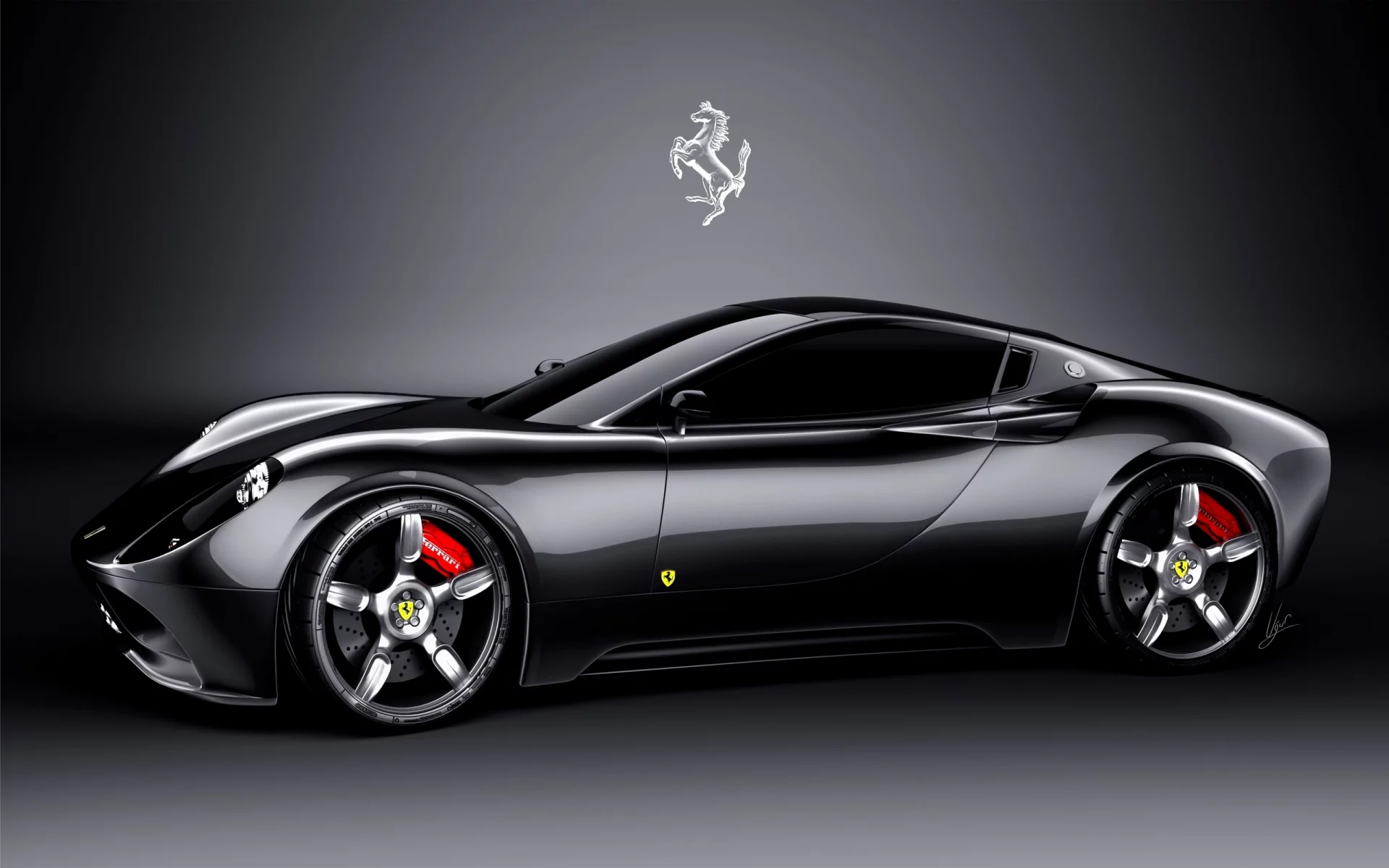 ferrari, dino, studio shot