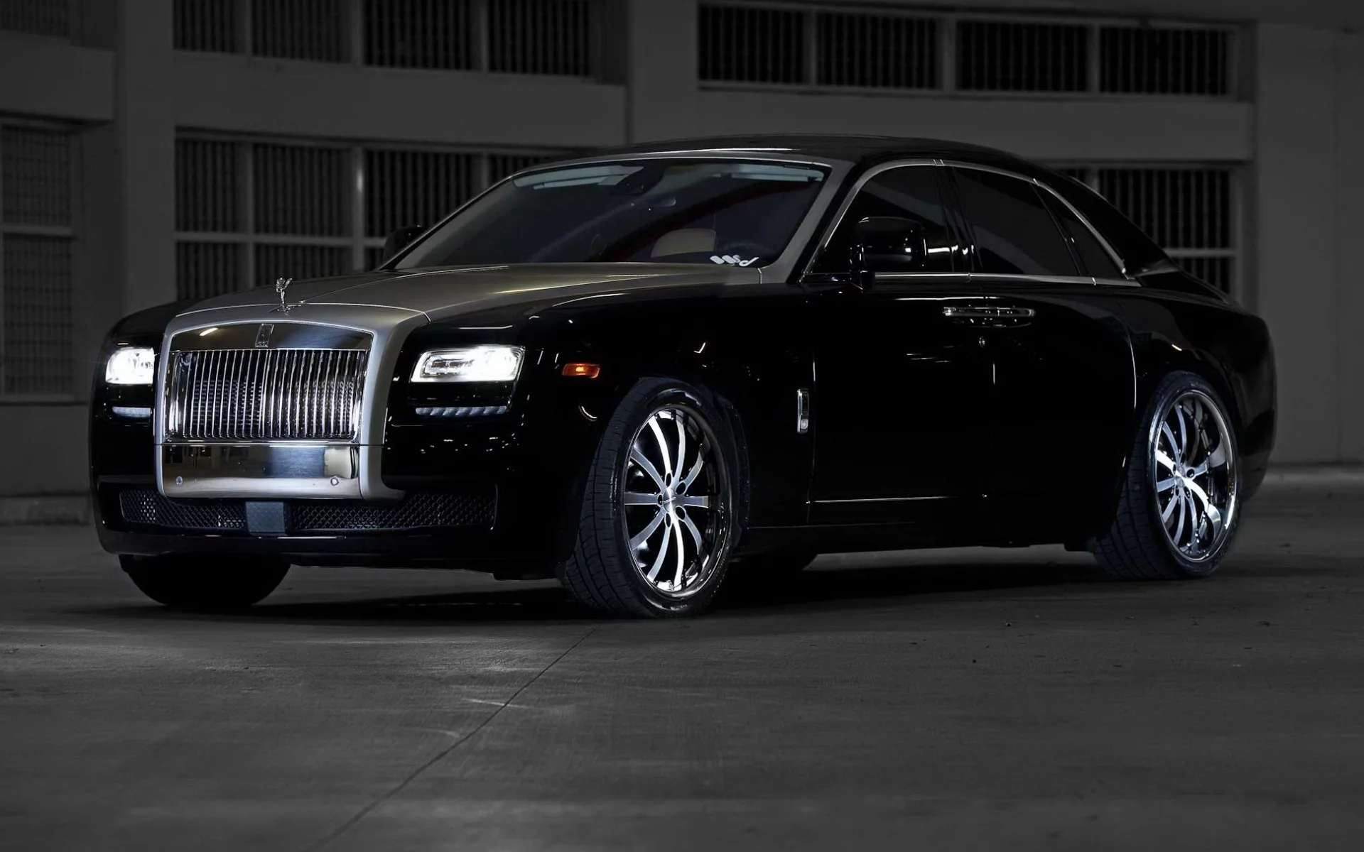 black, ролс ройс, гост, ghost, чёрный, rolls-royce