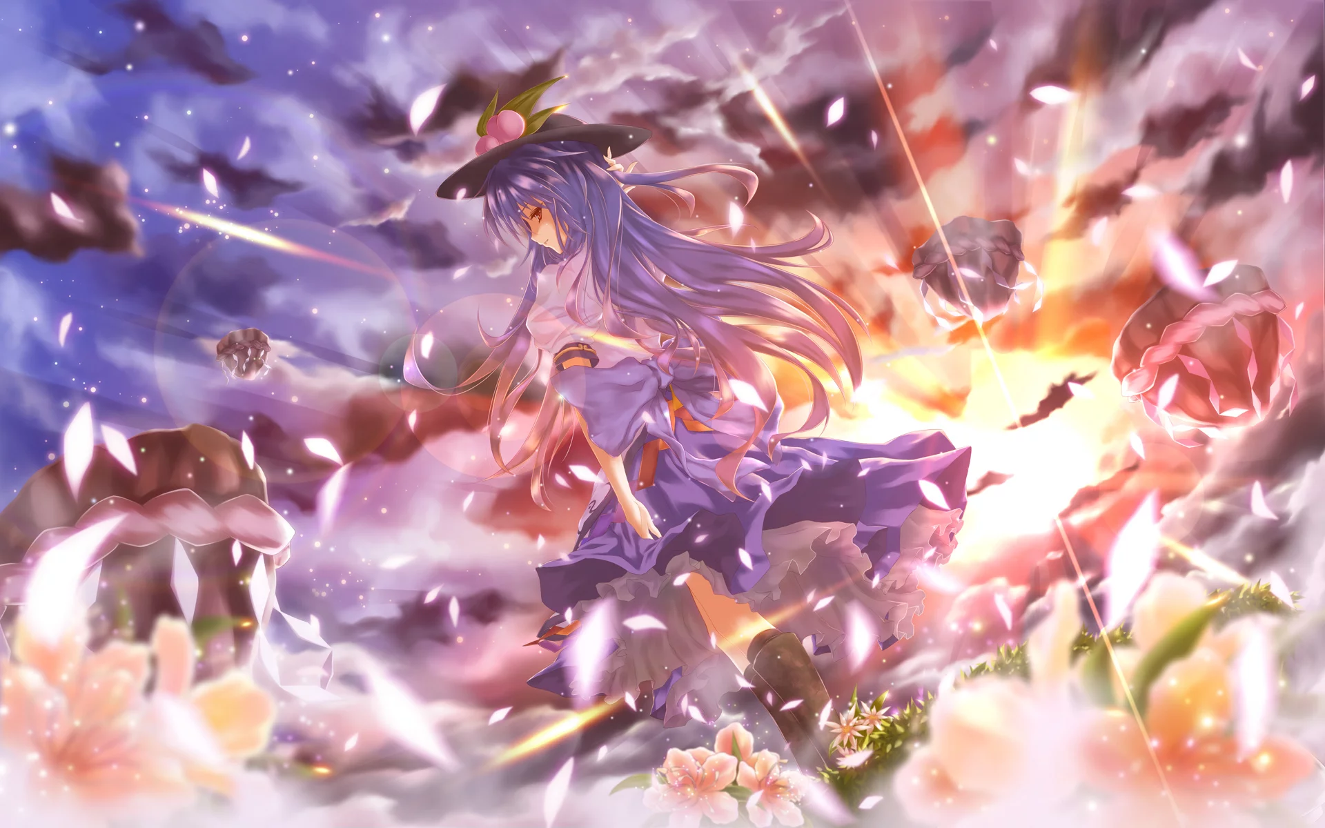 свет, touhou, hinanawi tenshi