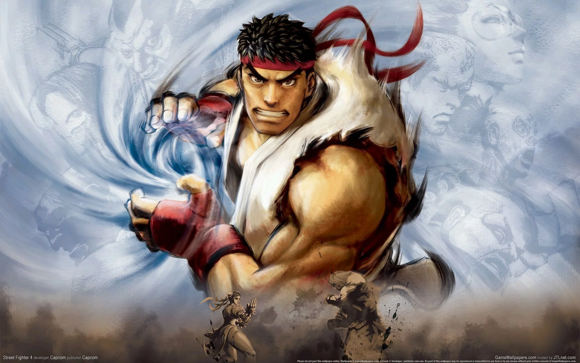 street, рю, fighter, боец, уличный, hadouken, game, ryu