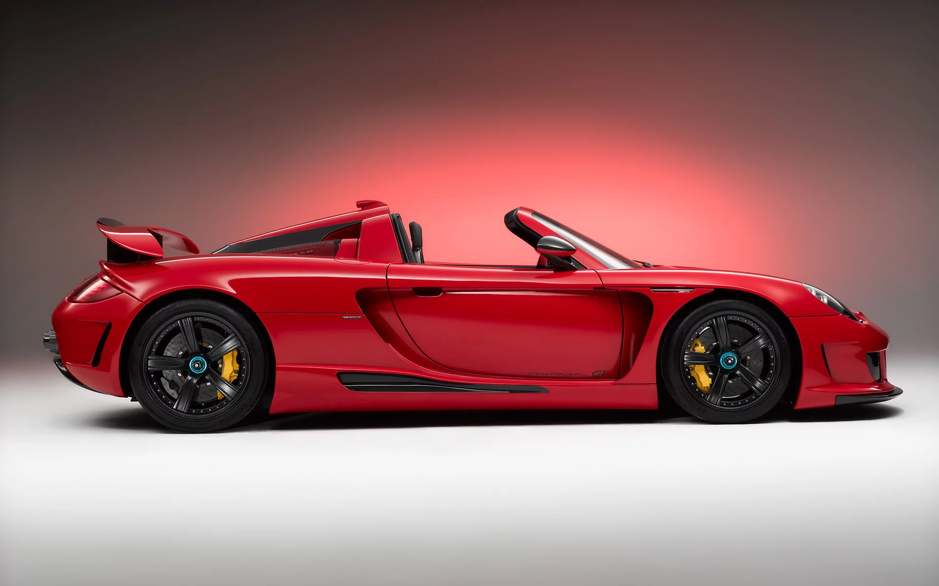 gt, carrera, red, porshe