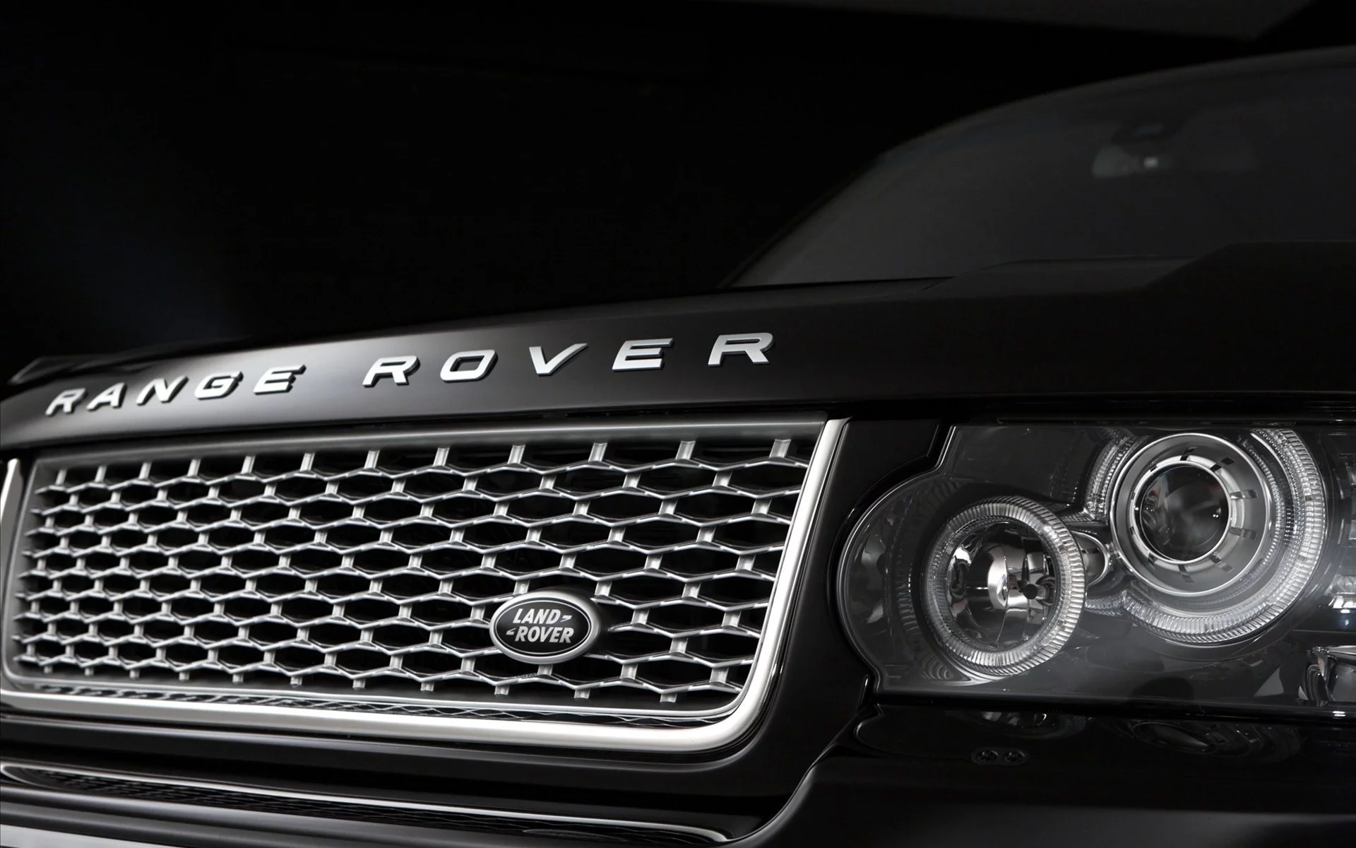 фары, range rover, land rover, macro