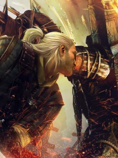 арт, ведьмак, assasins of kings, меч, геральт, монстр, мутант, witcher