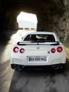 nissan, egoist, суперкар, спецверсия, белый, скорость, gt-r, гт-р, эгоист, дорога, ниссан, тунель
