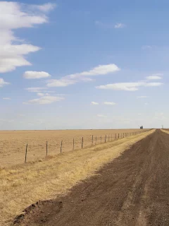 небо, провода, дорога, облака, горизонт