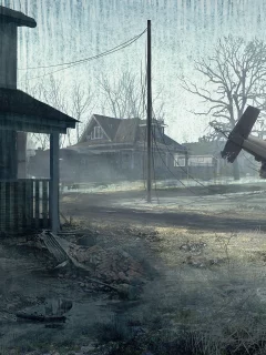 война, дома, homefront, машина, солдат, военный вертолет, деревня