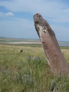 степи, камень, небо, простор