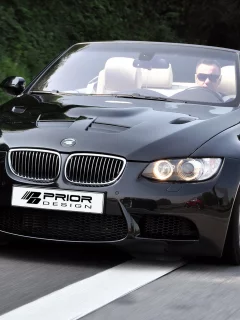 prior-design, бмв, cabrio, e93, bmw, чёрный, кабриолет, black, m3