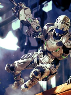 games, снаряжение, фантастика, экипировка, боец, оружие, vanquish