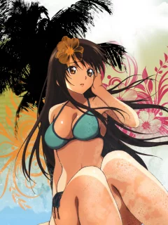 купальник, девушка, фон, стиль, to love-ru, любовные неприятности