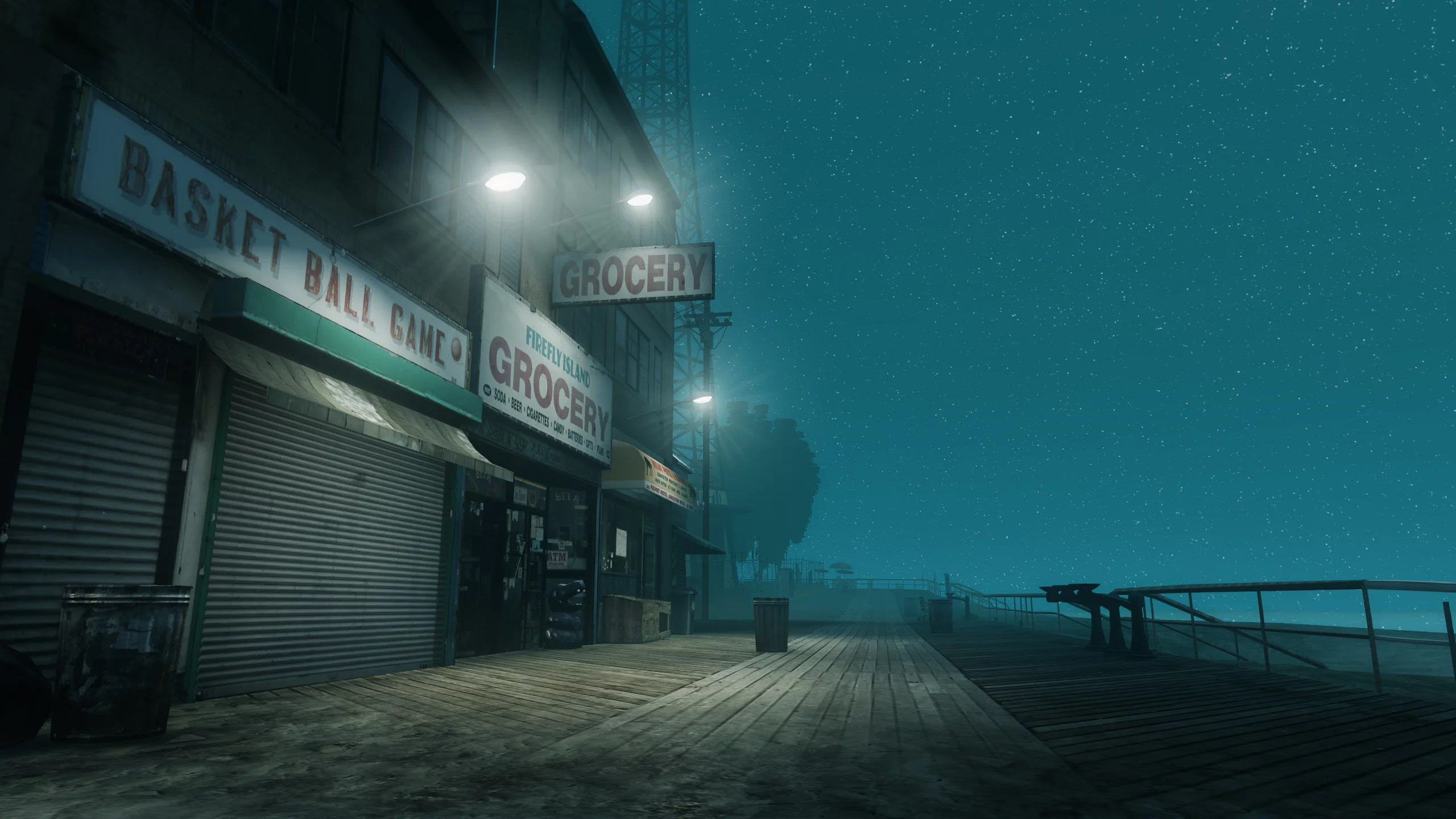 звезды, grand theft auto iv, ночь, пляж, парк, нью йорк, небо