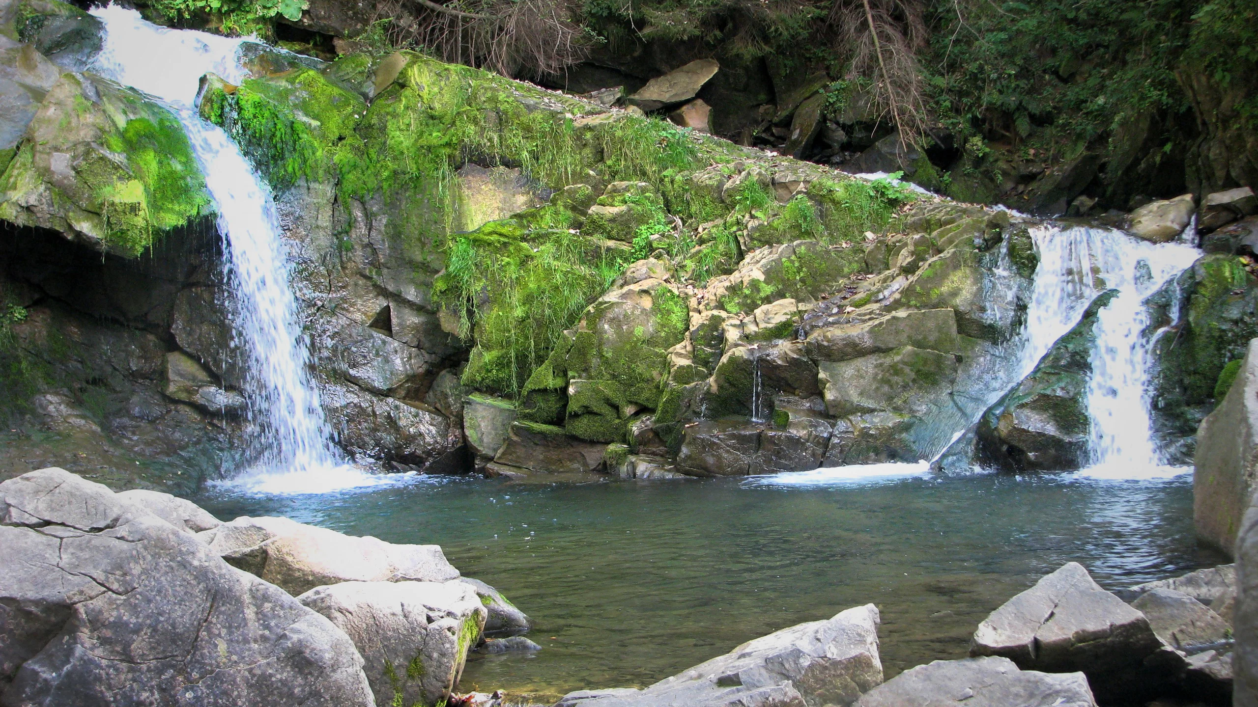 карпаты, водопад, украина