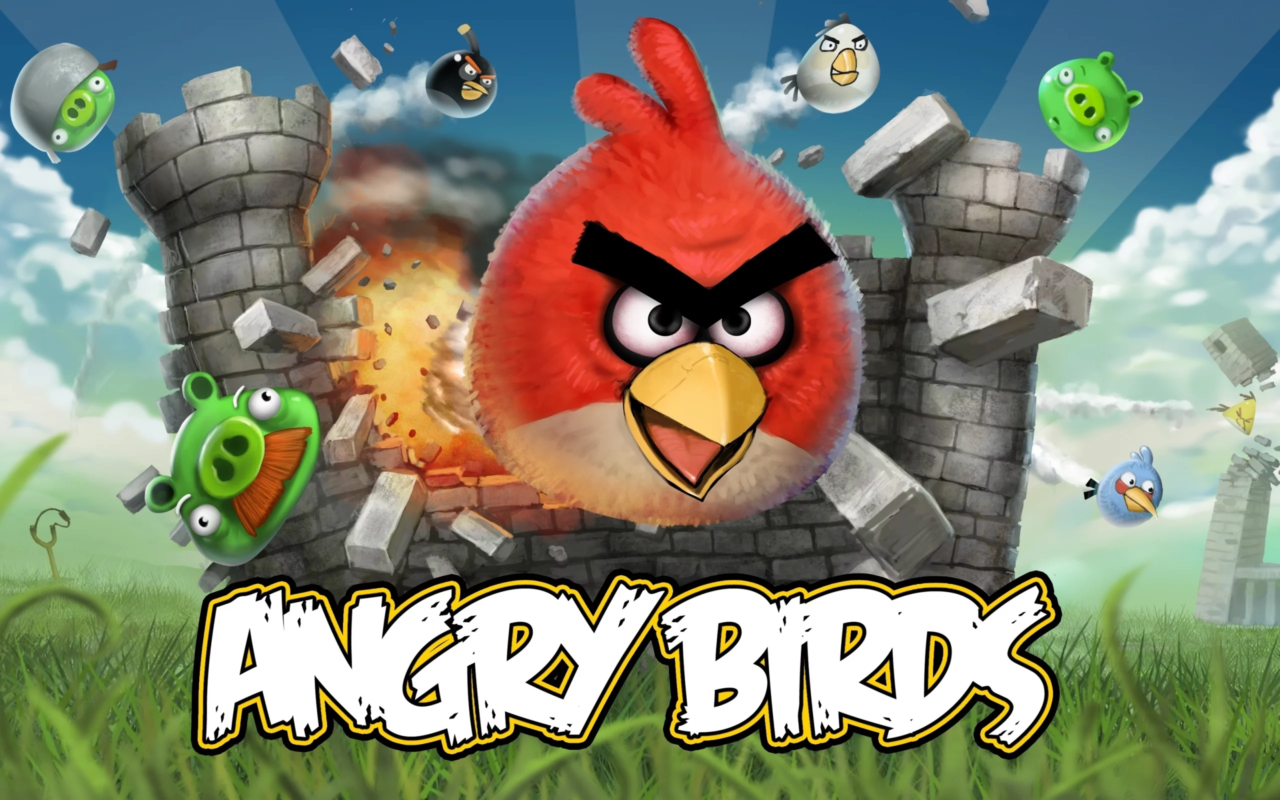 игра, game, angry birds, полёт
