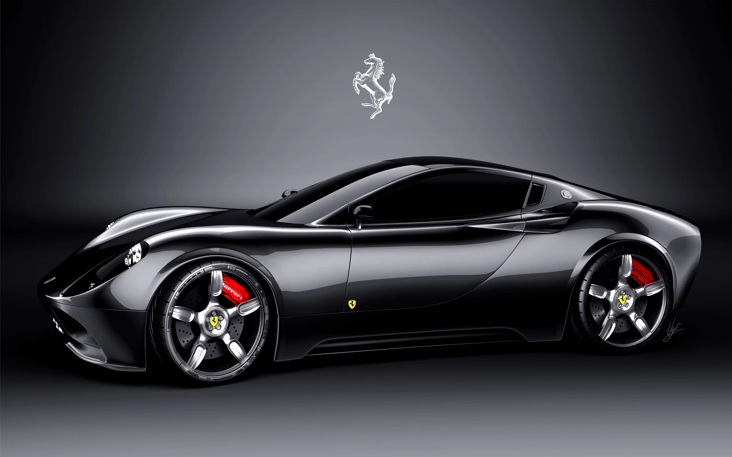 ferrari, dino, studio shot