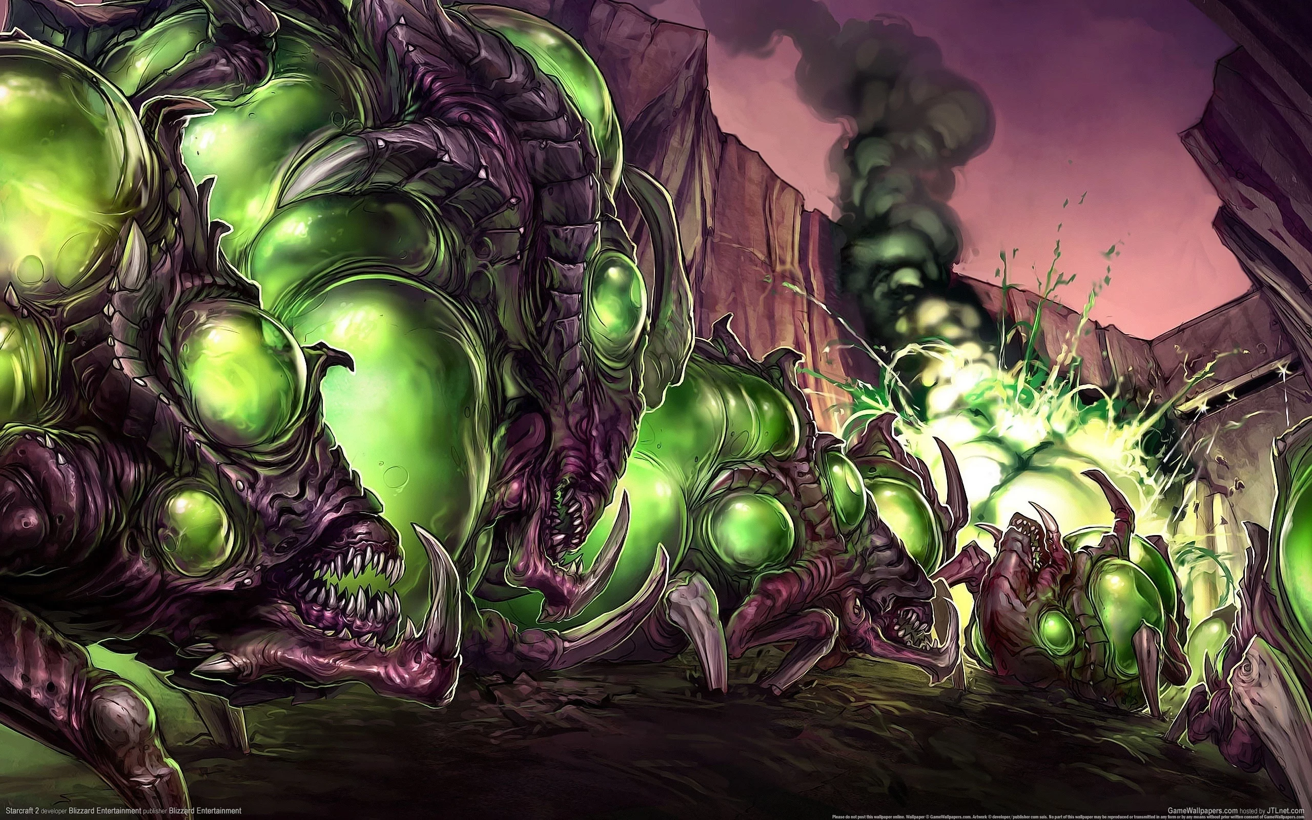starcraft 2, banelings, гиблинги