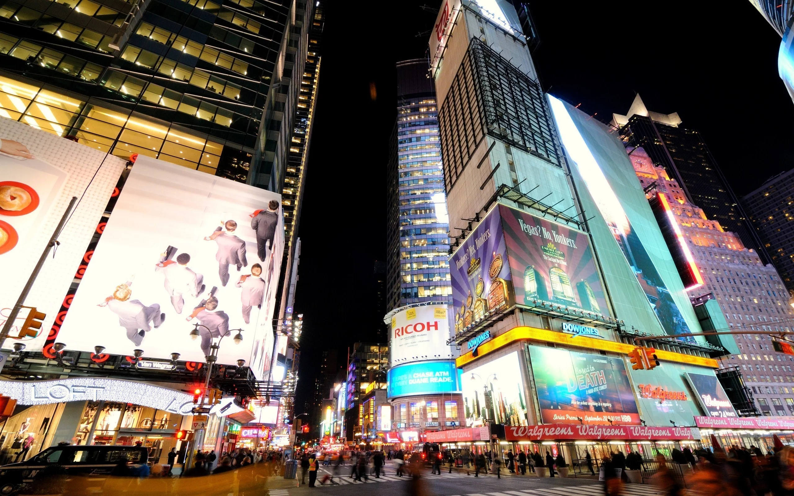 ночь, улица, new york, nyc, нью-йорк, night