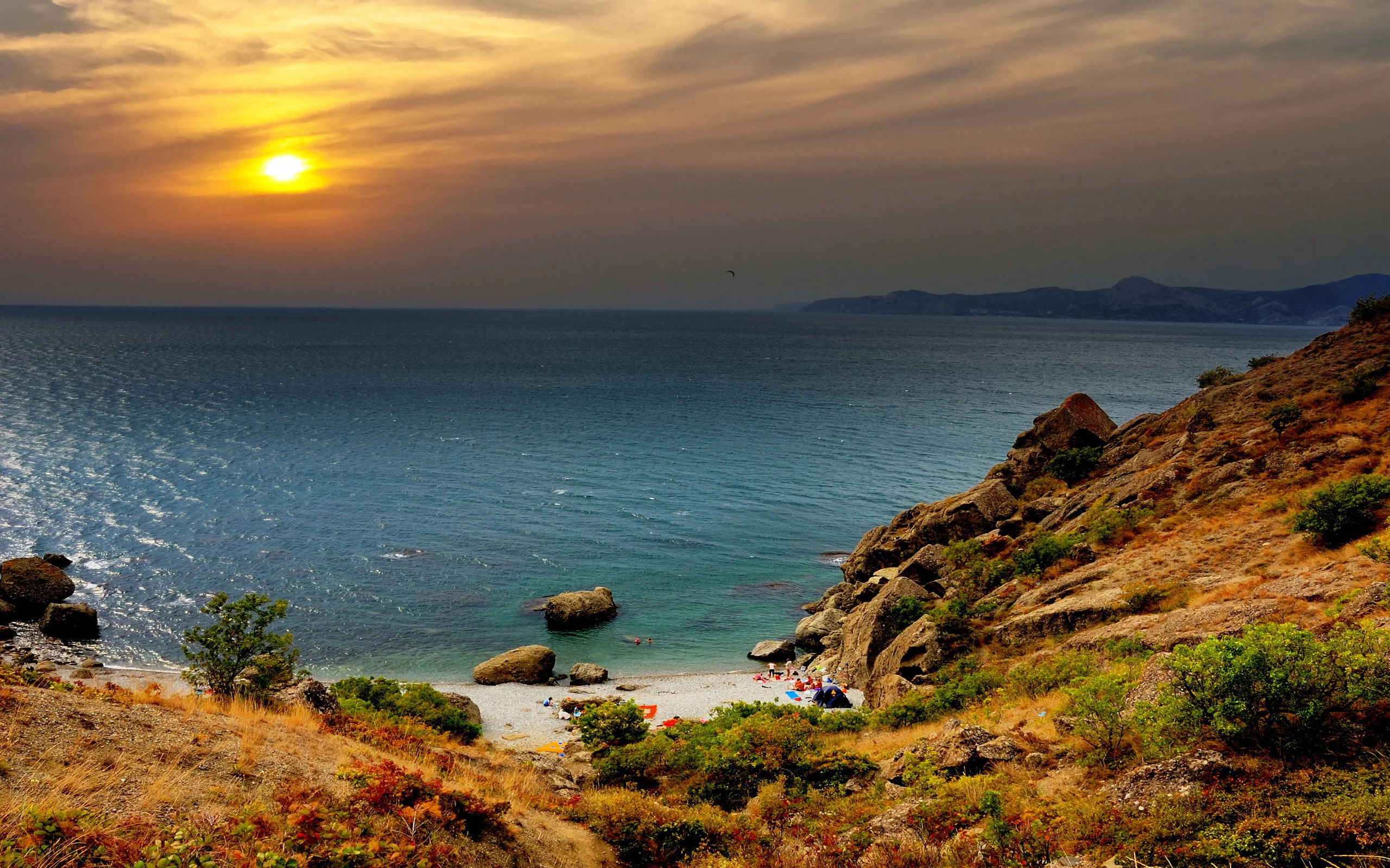 пляж, людишки портящие вид, menschen, небо, море, strand, himmel