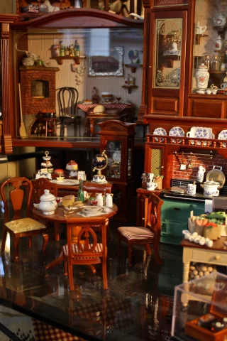 миниатюра, игрушка, красота, фарфор, сервиз