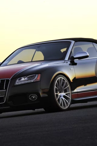 audi, cabriolet, авто, небо, закат, кабриолет, вечер, challenge, s5, споркар, дорога, edition, ауди
