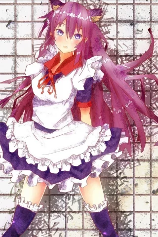 истории монстров, арт, аниме, bakemonogatari, девушка, hitagi
