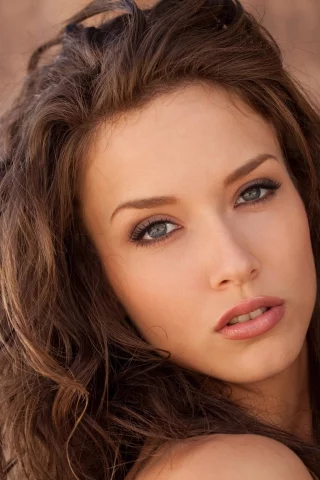 красивая, malena morgan, девушка, глаза, губки