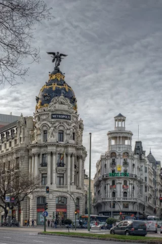 spain, автомобили, столица, здания, madrid