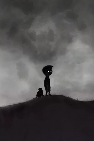 игра, 1920х1080, limbo, limbostyle, черно-белое
