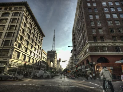 usa, ca, la, калифорния, downtown, los angeles, лос-анджелес, cars