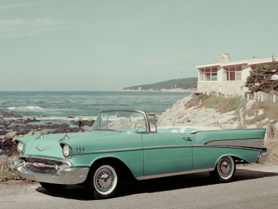 bel air, convertible 1957, машина, retro car, chevrolet