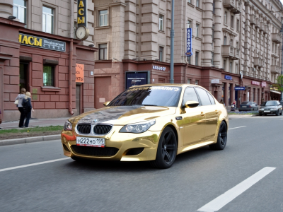 смотра, bmw m5, красавицы, машины, золото