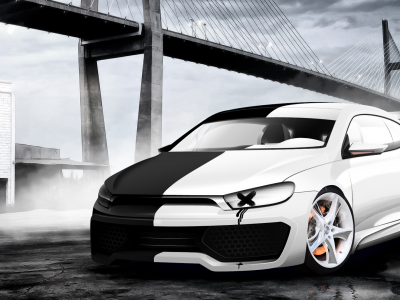 scirocco, vw, two faces